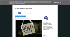 Desktop Screenshot of geekcalendar.co.uk